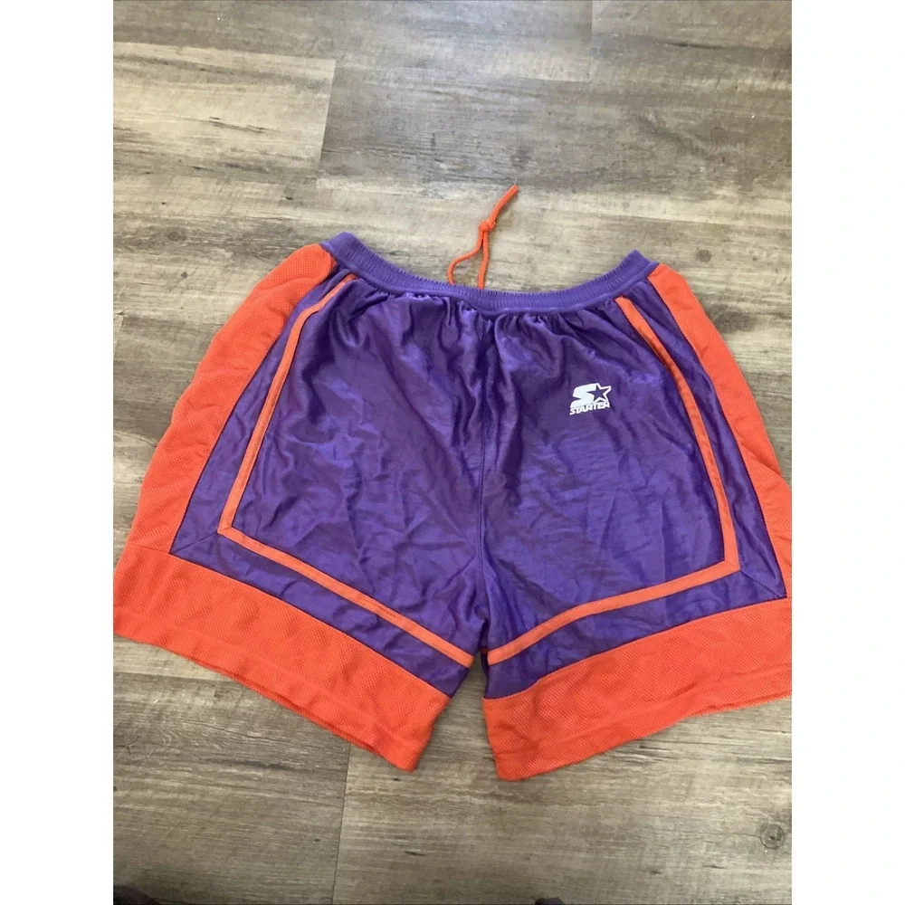 NBA‎ Phoenix Suns Starter Basketball Shorts Mens XL Purple Retro